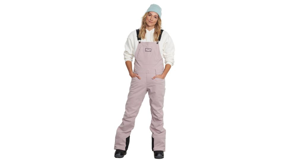 Billabong Riva Cord Insulated Bib - Womens, Mauve, Medium, JSNPVBRB-580-M