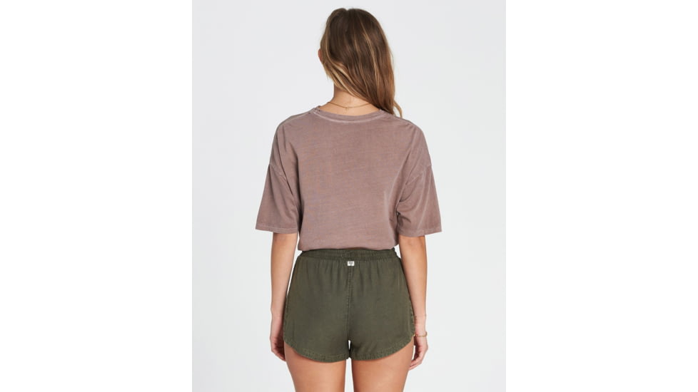 Billabong Road Trippin Mid-Rise Woven Short - Womens, Olive, Small, J202EROA-OLV-S