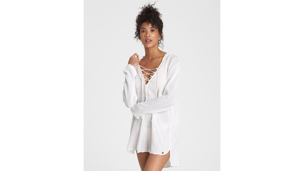 Billabong Same Story Swim Cover - Womens, Seashell, Small, XV04WBSA-ssl-S