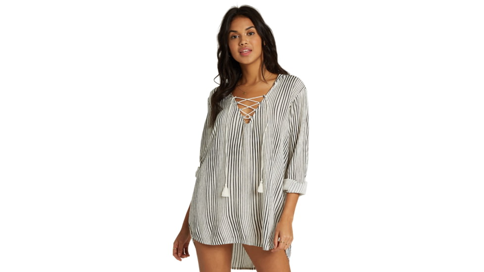 Billabong Same Story - Womens, Black White, Medium, XV03VBSA-BCI-M