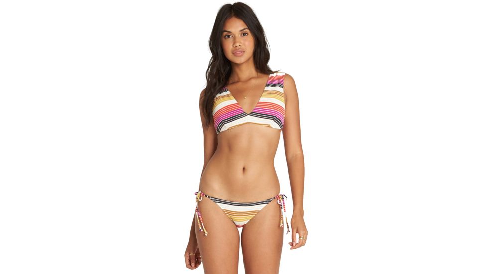 Billabong Shady Lane Plunge Swim Top - Womens, Multi, Large, XT44UBSH-MUL-L