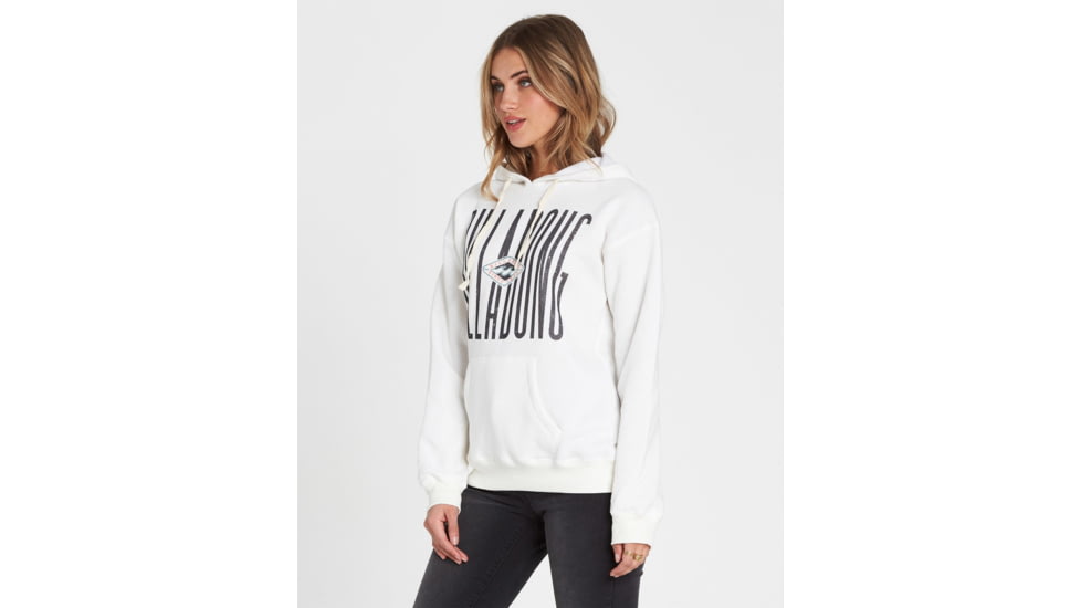 Billabong Skinny Heritage Logo Hoodie - Womens, Cool Wip, Large, J651SBSK-CWP-L