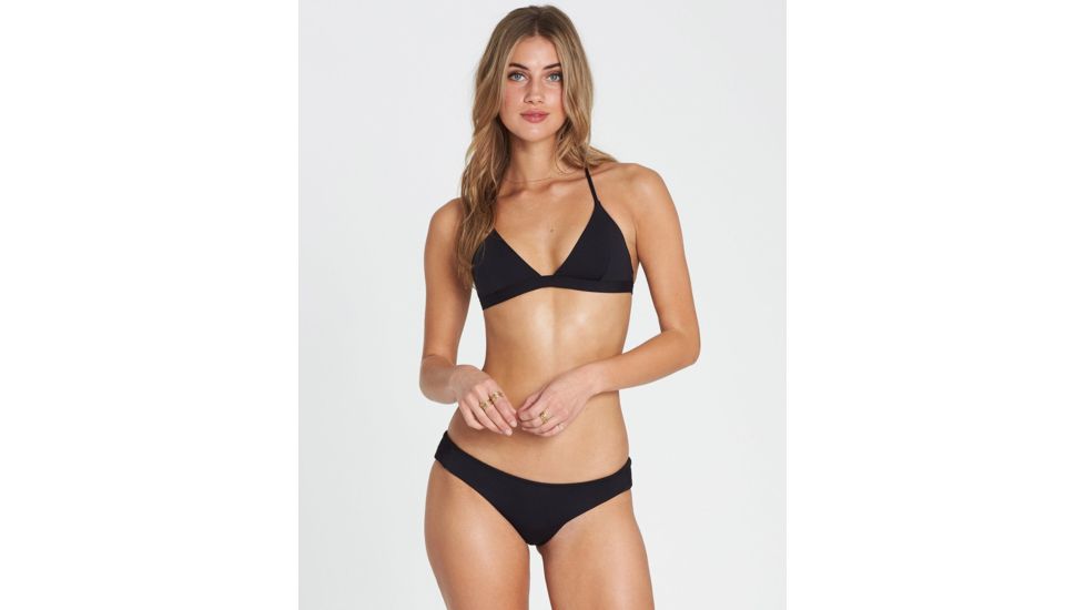 Billabong Sol Searcher Lowrder, Swim Bottom - Womens, Black Pebble, Small, XB03JSOL-BPB-S