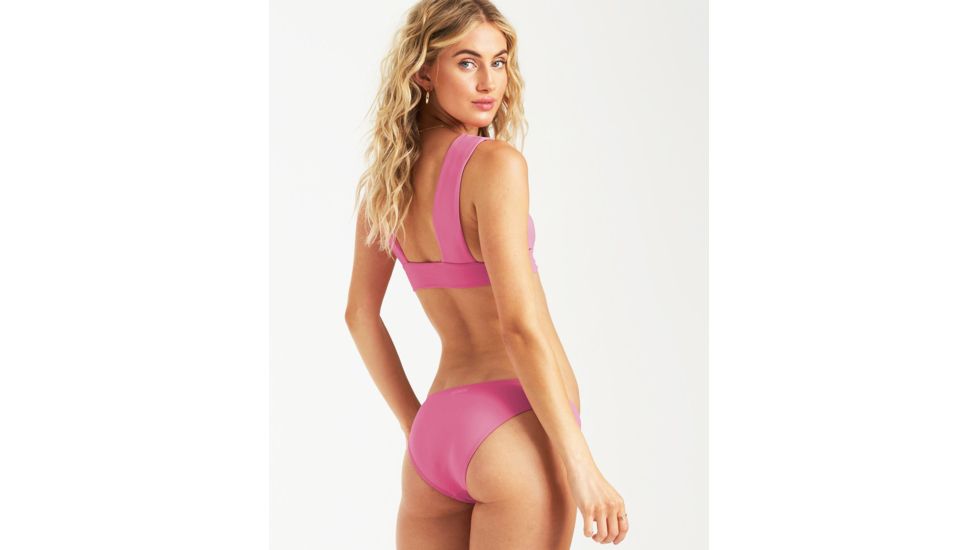 Billabong Sol Searcher Plunge Bikini Top - Womens, Pink Haze, Extra Large, XT53UBSO-PKZ-XL