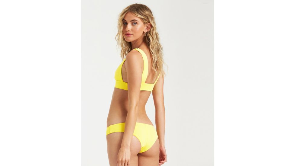 Billabong Sol Searcher Plunge Bikini Top - Womens, Sunburst, Medium, XT53UBSO-SRT-M