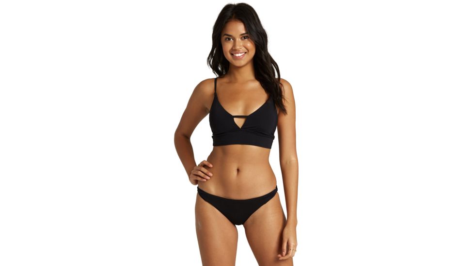 Billabong Sol Searcher V Cami Bikini Top - Womens, Pebble Black, Small, XT70TBSO-PBA-S