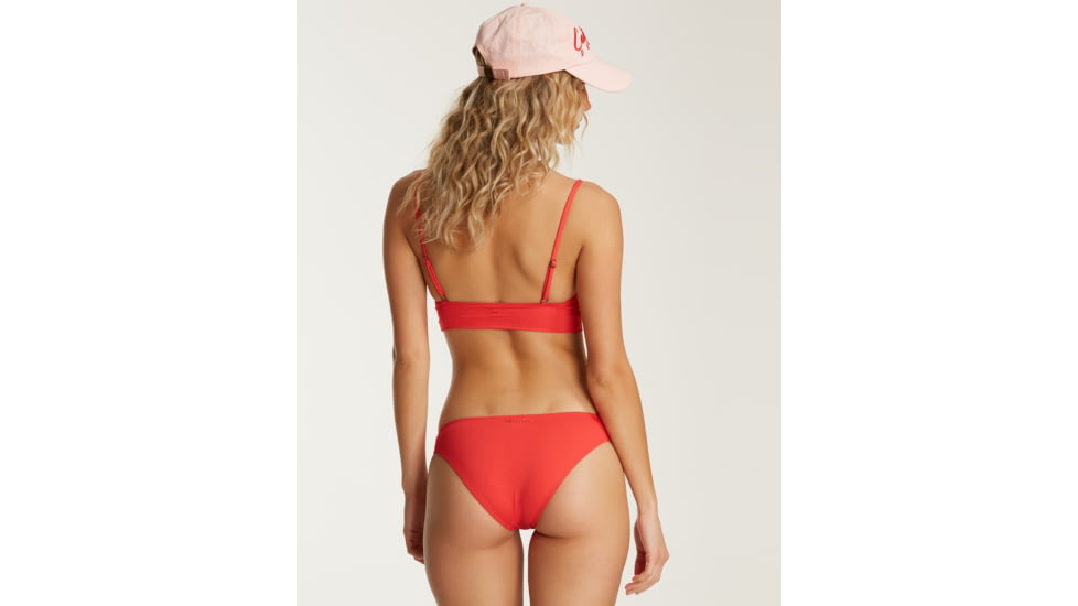 Billabong Sol Searcher V Plunge - Swim Top - Womens, Sunset Red, Extra Large, XT70TBSO-SRD-XL
