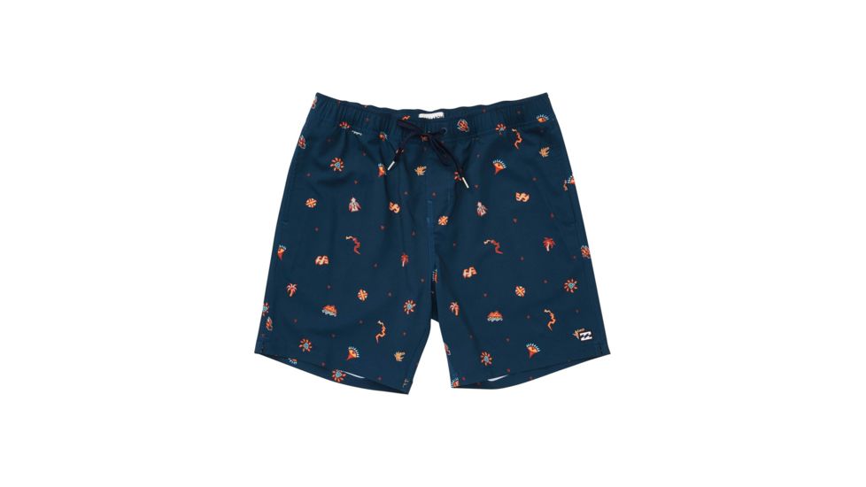 Billabong Sundays Layback - Swim Shorts - Mens, Blue, Medium, M180TBSU-BLU-M