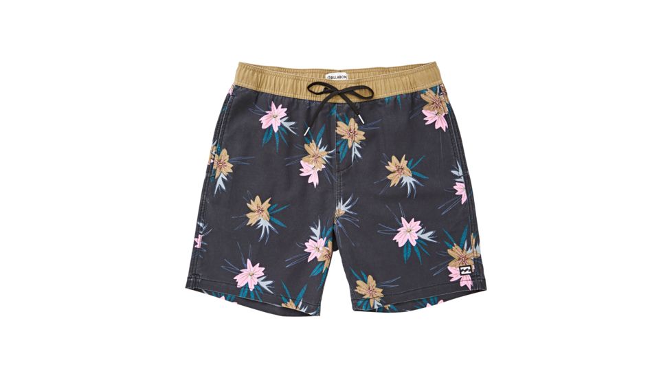 Billabong Sundays Layback - Swim Shorts - Mens, Charcoal, Extra Large, M180TBSU-CHR-XL