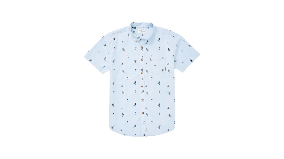 Billabong Sundays Mini Short Sleeve Shirt - Mens, Light Blue, Medium, M503VBSM-LBL-M