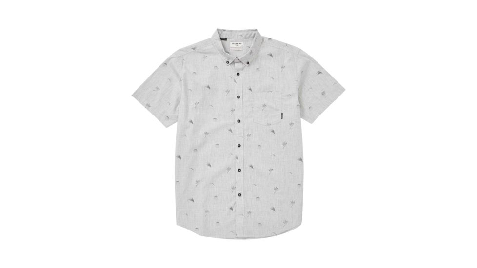 Billabong Sundays Mini SS - Button Up - Mens, Oatmeal, Large, M503TBSM-OAT-L
