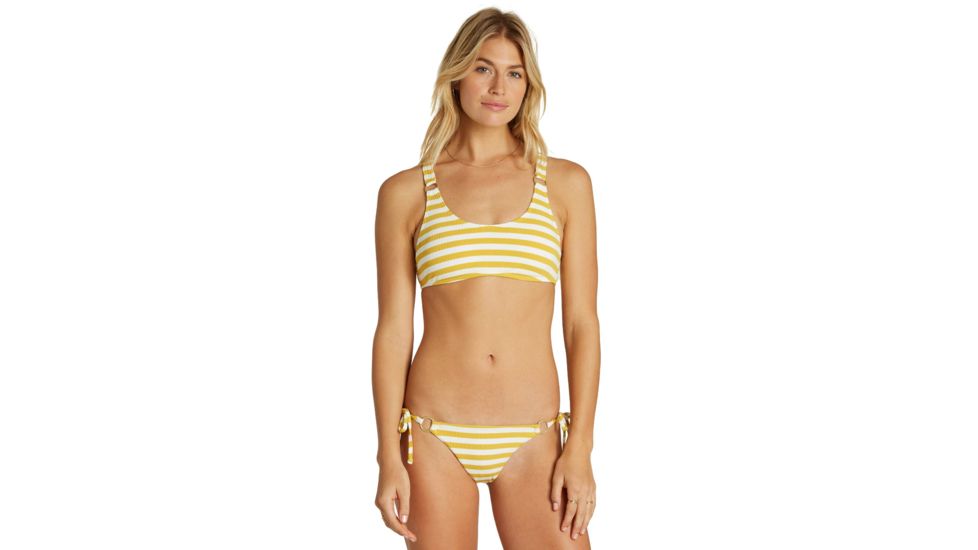 Billabong Sunny Rib Square Neck Bikini Top - Womens, Multi, Small, XT10VBSU-MUL-S