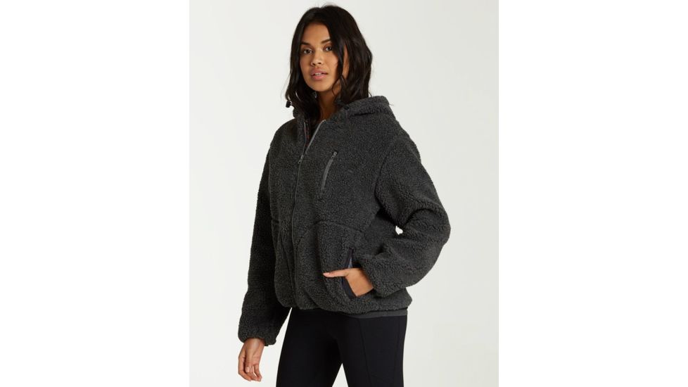 Billabong Switchback Sherpa - Womens, Charcoal, Large, J708WBSW-charcoal-L