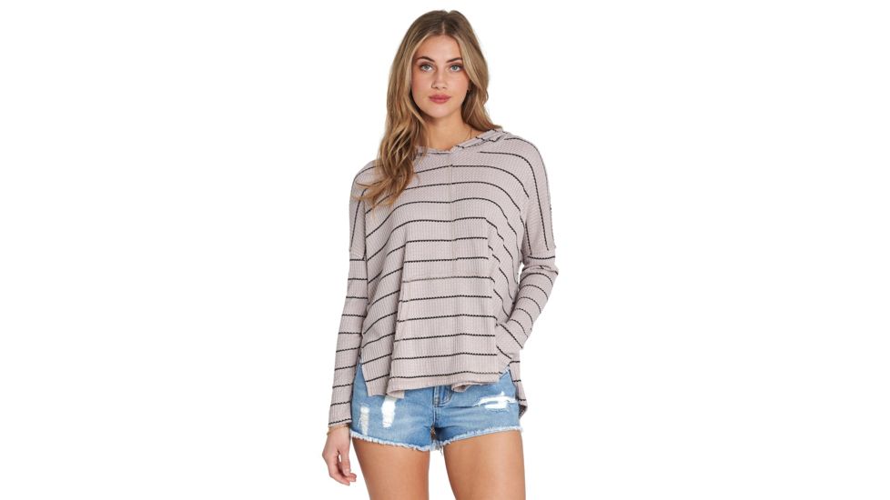 Billabong These Days Long Sleeve Pocket Tee - Womens, Stone, Medium, J922SBTH-STN-M
