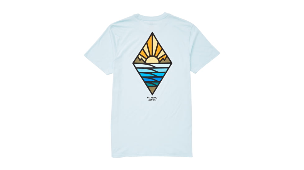 Billabong Vantage - Graphic T - Mens, Coastal Blue, Large, M414UBVA-CBU-L