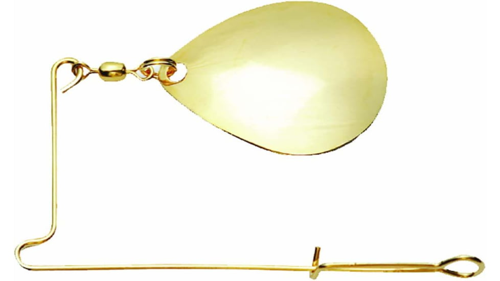 Billy Bay Magnum Wire Gold Colorado Spinner, Gold, #4 Blade, 2 Pack, 30-H-2G