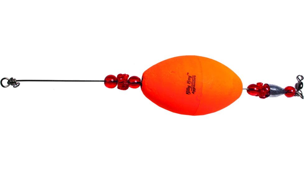 Billy Bay Weighted Click Clackers Aggravator Rig Wgt 2-1/2in Oval Orange 1pk, 775-O-O