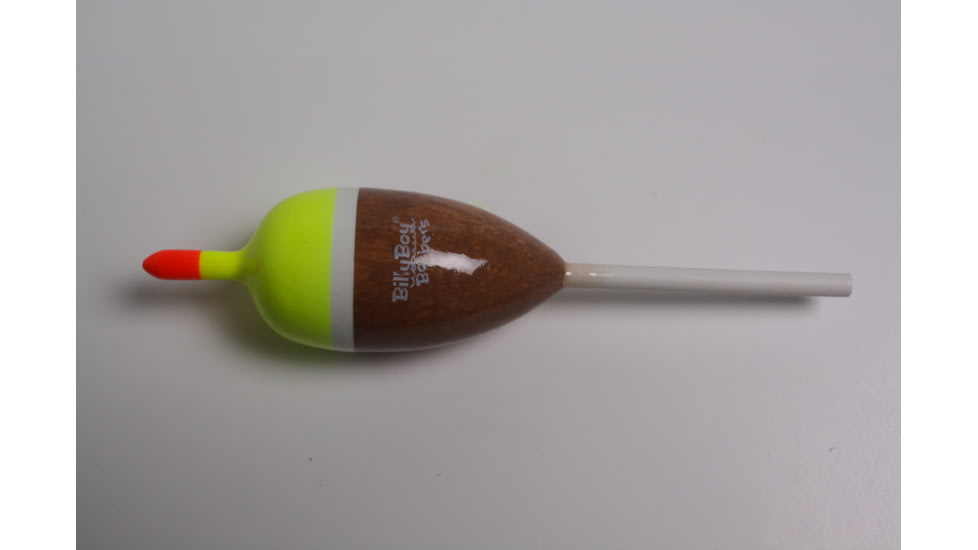 Billy Boy Bobbers Balsa Slip Oval Floats, 36 Pack, Stain, 1-1/8in, 792-SF-36S
