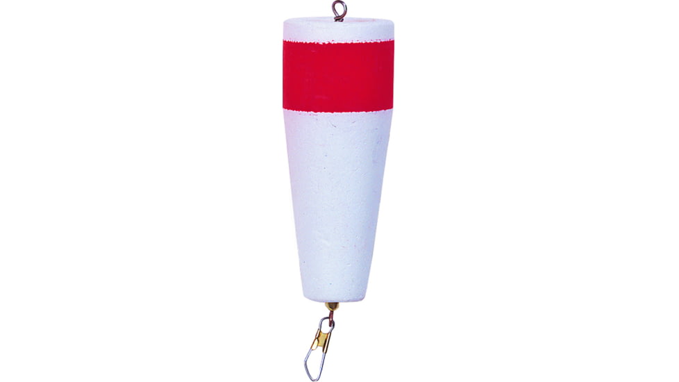 Billy Boy Bobbers Weighted Popping Float w/Swivel 3in Red/White 2Pc Zip Bag, M82W-3SRW