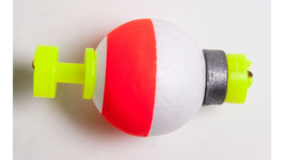 Billy Boy Weighted Round Foam Float Snap-On 50Bg 3/4 in Red/White, B075W-50RW