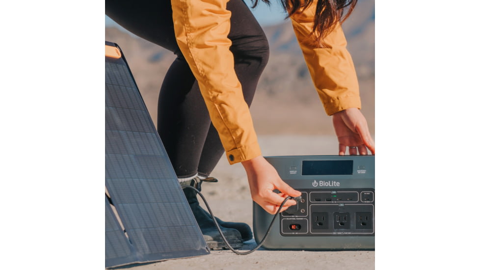 BioLite BaseCharge 1500 Portable Power Station, Black, BGB0101