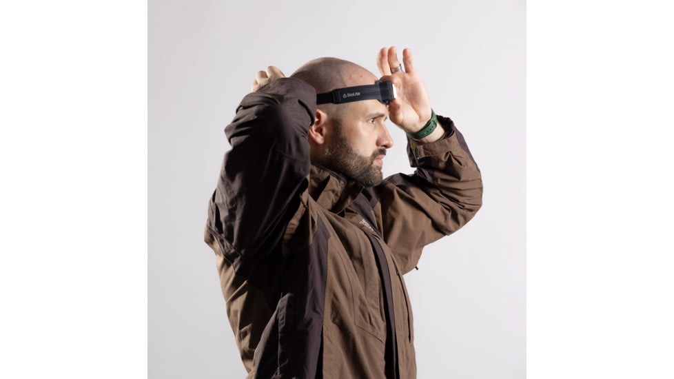 BioLite Pro HeadLamp, 800 Lumens, Midnight Gray, HPC0201