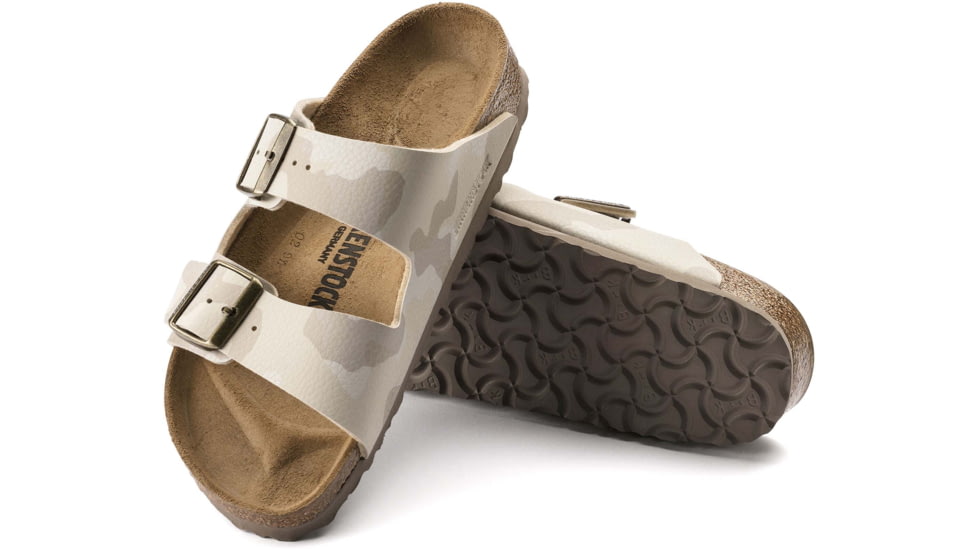 Birkenstock Arizona Birko-Flor Sandals - Womens, Desert Soil Sand Camo, 39, 1016791-N-39