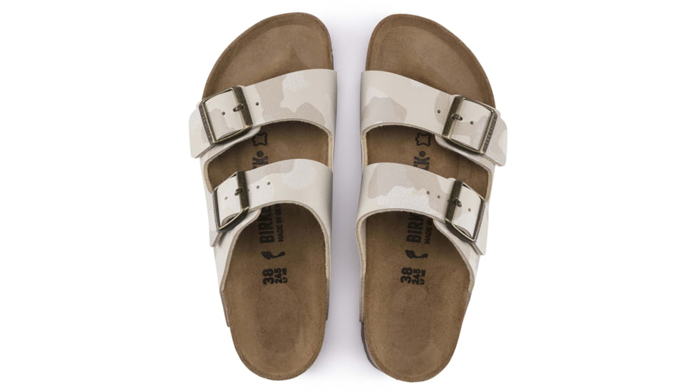 Birkenstock Arizona Birko-Flor Sandals - Womens, Desert Soil Sand Camo, 39, 1016791-N-39