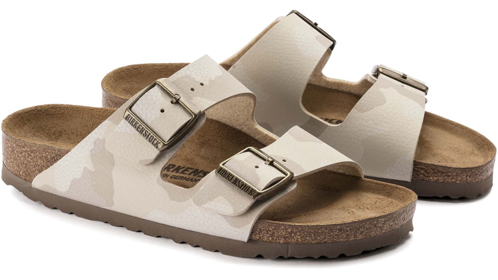 Birkenstock Arizona Birko-Flor Sandals - Womens, Desert Soil Sand Camo, 39, 1016791-N-39