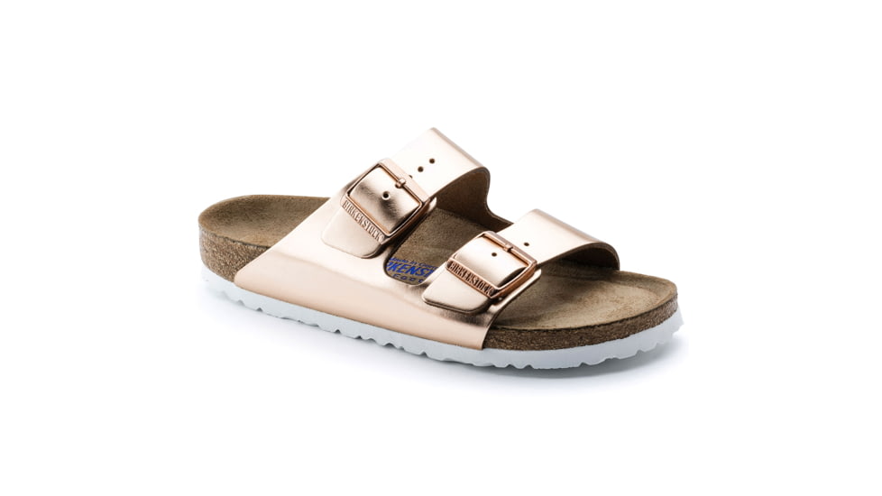 Birkenstock Arizona Metallic Soft Footbed - Women's, Copper, 42 95209-3-42