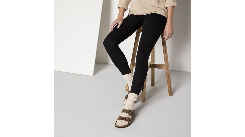 Birkenstock Arizona Soft Footbed Oiled Nubuck Leather Sandals, Tobacco Brown, Narrow, 37, 552813-37