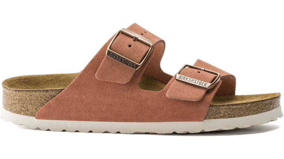 Birkenstock Arizona Soft Footbed Suede Leather Sandals - Womens, Earth Red, 36, 1015888-N-36