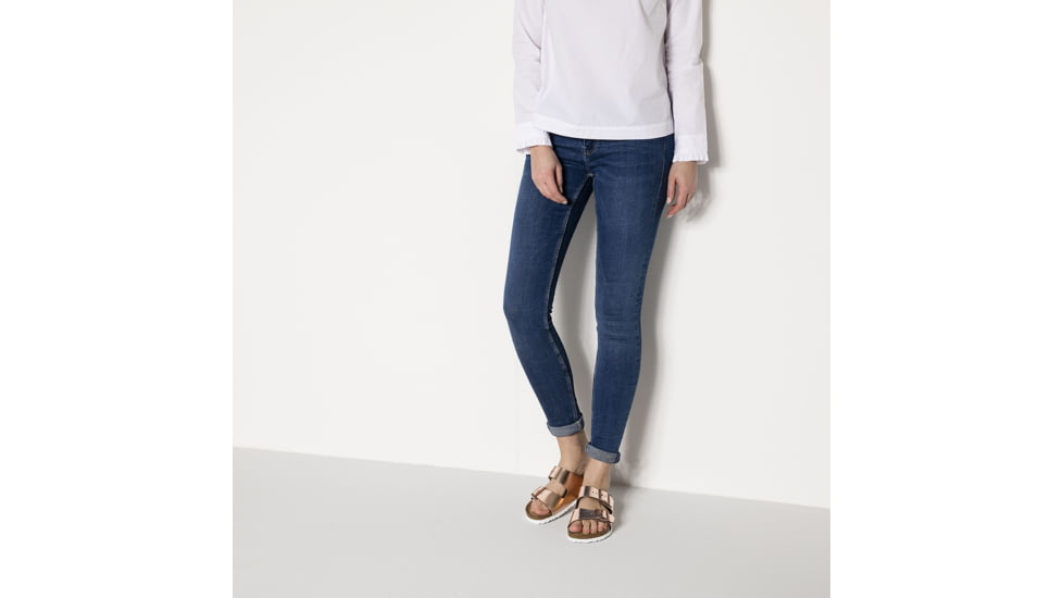 Birkenstock Arizona Soft Footbed - Womens, Metallic Copper Leather, 37, 1005960-1005960-37