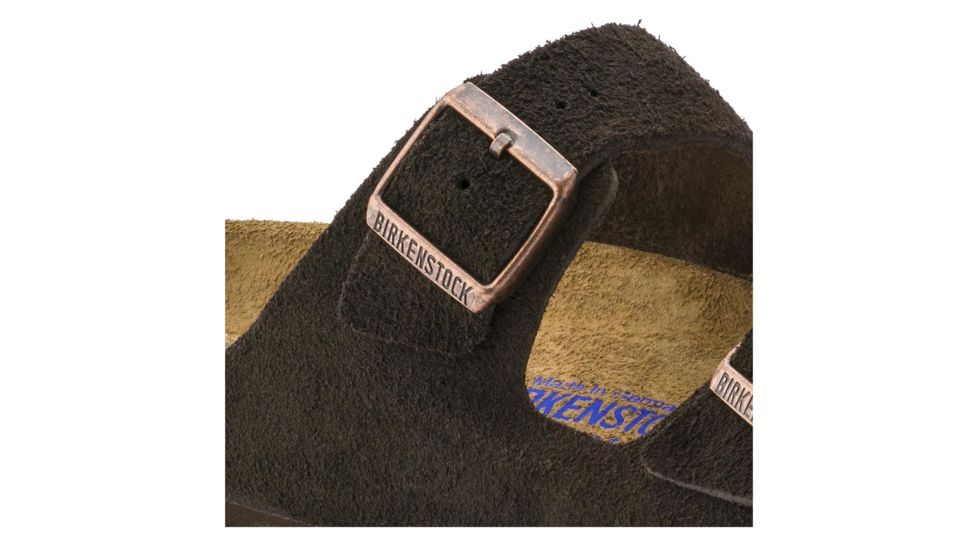 Birkenstock Arizona Suede Soft Footbed - Women's, Mocha, 35 95131-1-35