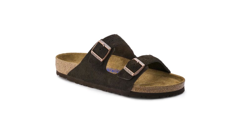 Birkenstock Arizona Suede Soft Footbed - Women's, Mocha, 35 95131-1-35