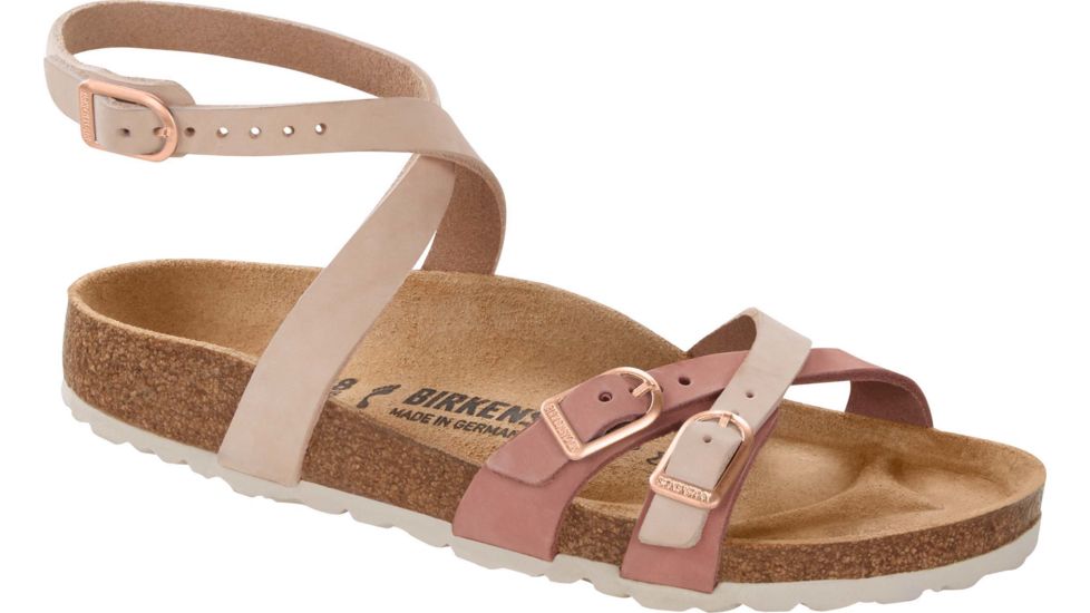Birkenstock Blanca Nubuck Sandals - Womens, Rose/Old Rose, 36, 1016085-N-36