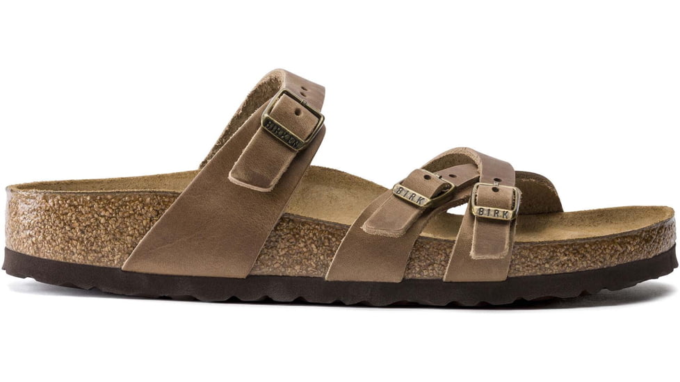 Birkenstock Franca Oiled Leather Sandals - Womens, Tobacco, 37, 1015930-R-37