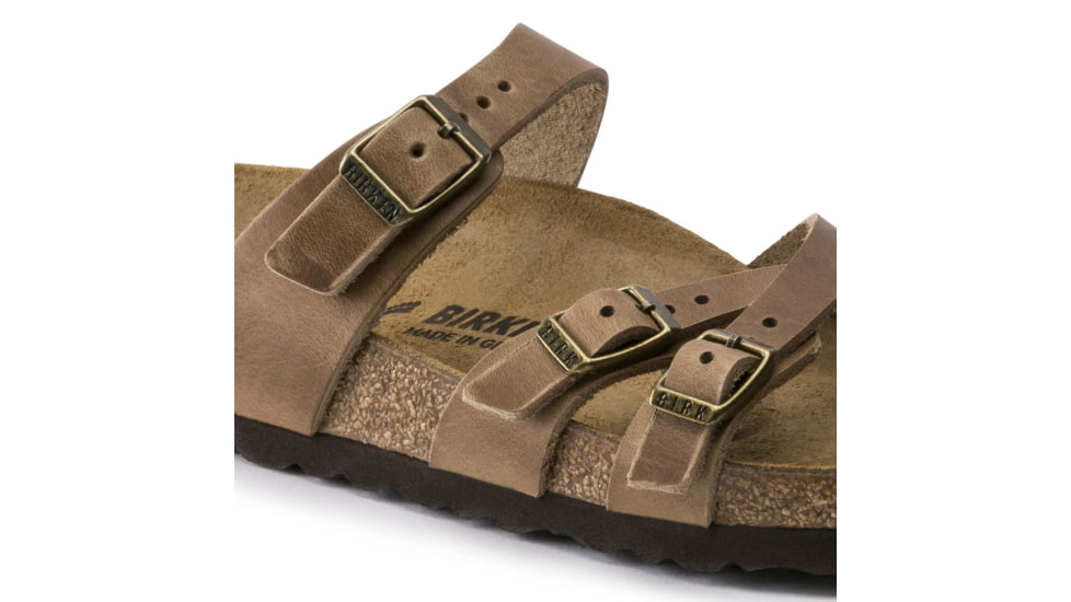 Birkenstock Franca Oiled Leather Sandals - Womens, Tobacco, 37, 1015930-R-37