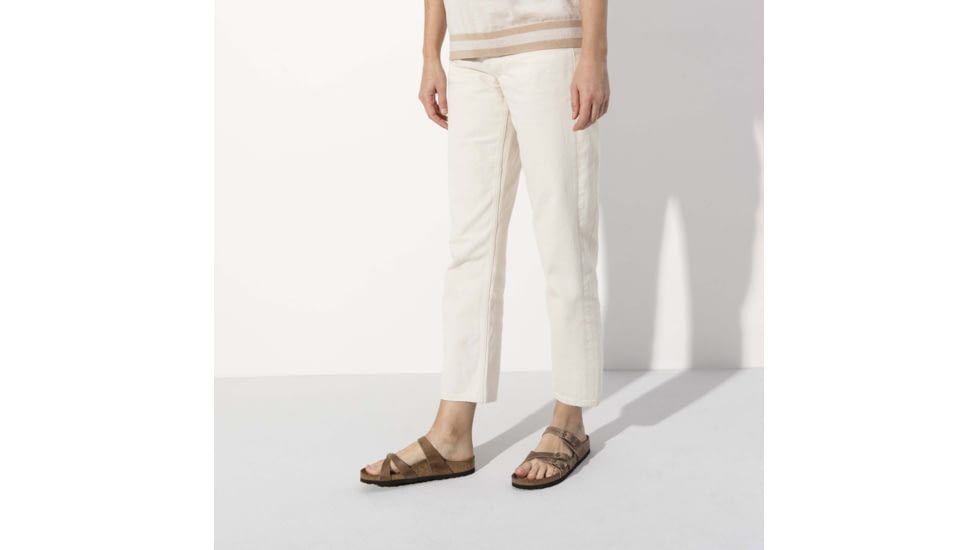 Birkenstock Franca Oiled Leather Sandals - Womens, Tobacco, 37, 1015930-R-37