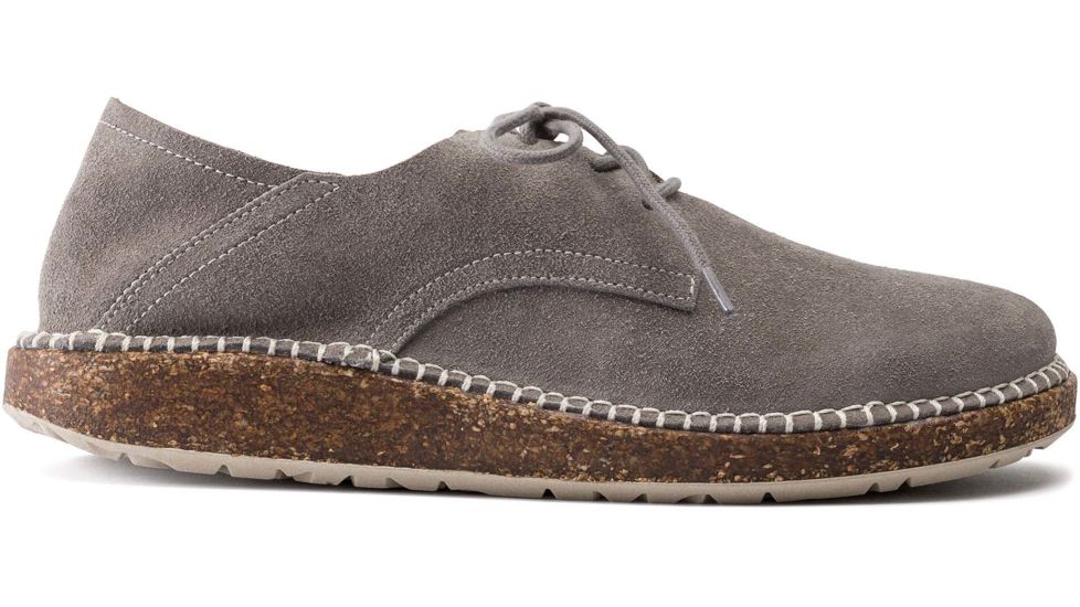 Birkenstock Gary Suede Shoes - Womens, Light Grey, 36, 1016388-N-36