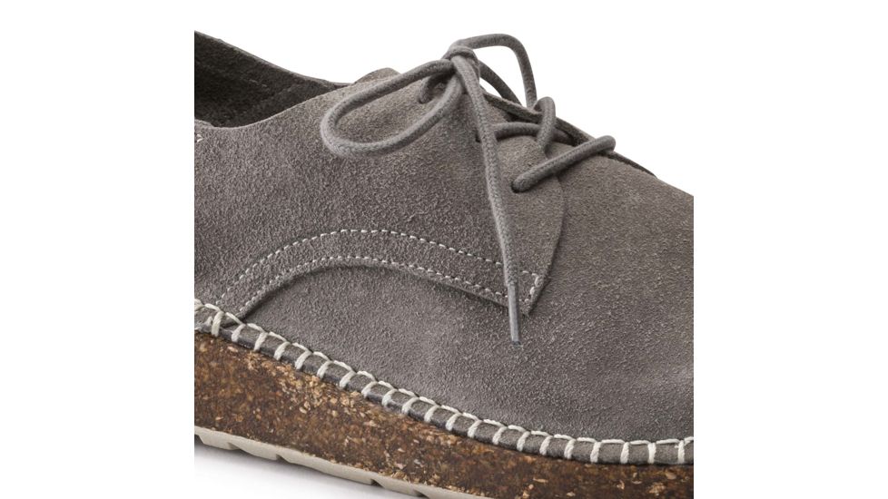 Birkenstock Gary Suede Shoes - Womens, Light Grey, 36, 1016388-N-36