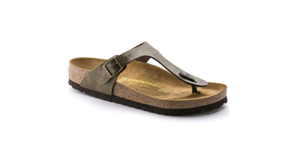 Birkenstock Gizeh Birko-Flor, Golden Brown, 35 EU Narrow 14394-3-35