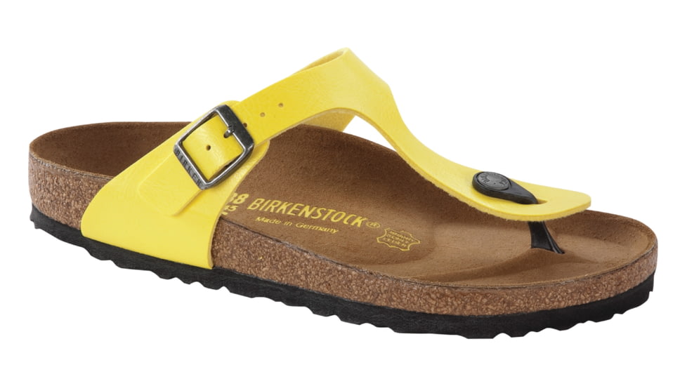 Birkenstock Gizeh Birko-Flor Sandal - Women's-Buttercup-Medium-42