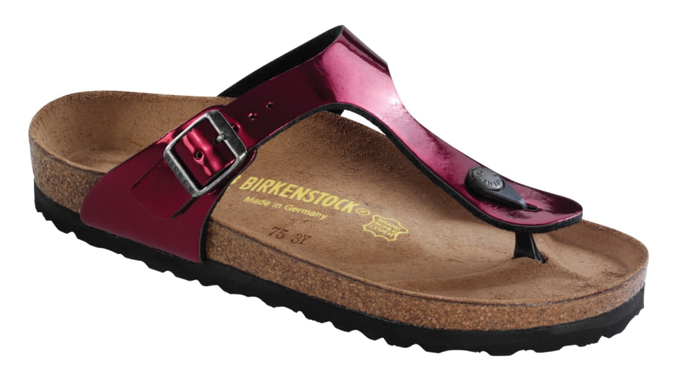 Birkenstock Gizeh Birko-Flor Sandal - Women's-Magenta Steel-Medium-38