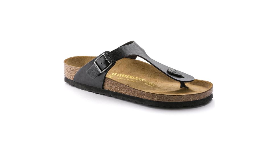 Birkenstock Gizeh Birko-Flor Sandal - Womens, Licorice Birko-Flor, 36, 541951-54195-36