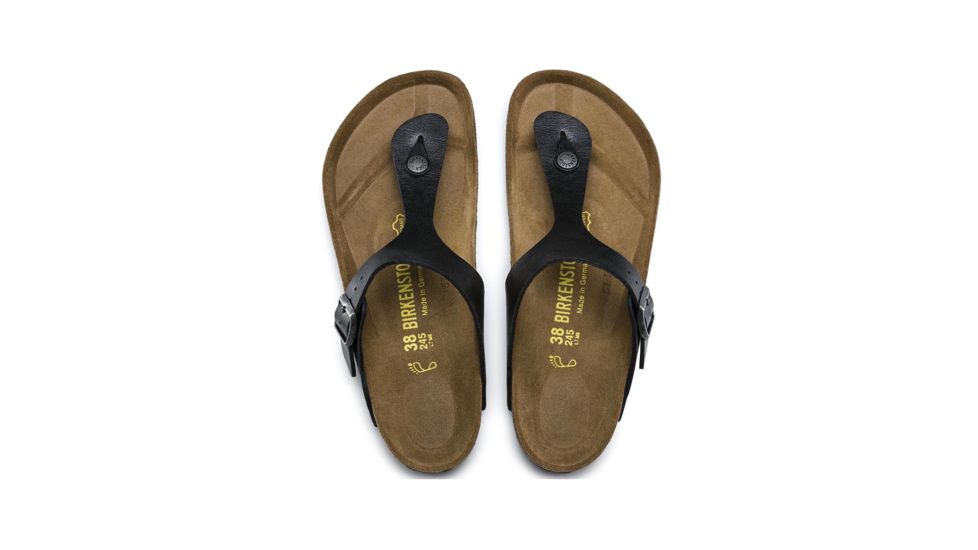 Birkenstock Gizeh Birko-Flor Sandal - Womens, Licorice Birko-Flor, 36, 541951-54195-36