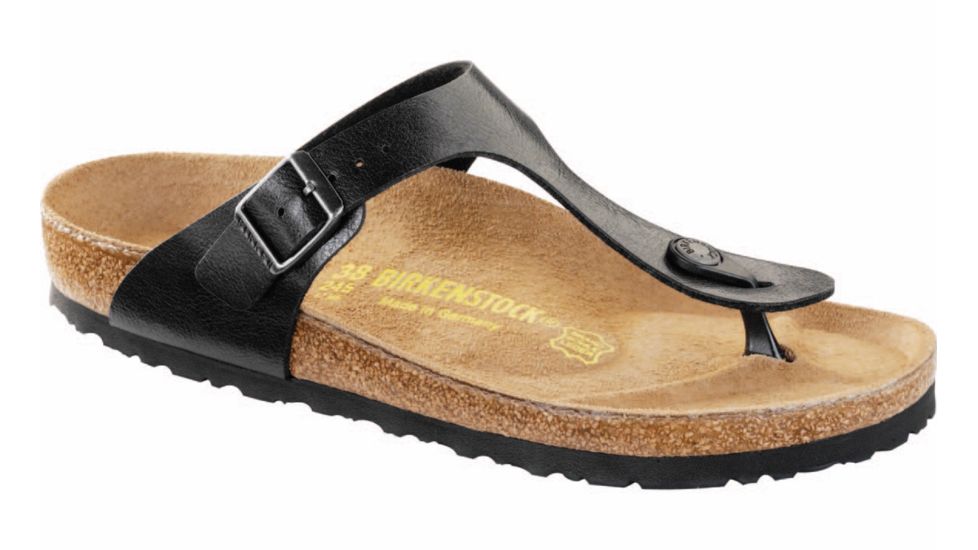 Birkenstock Gizeh Birko-Flor Sandal - Womens, Licorice Birko-Flor, 39, 541951-54195-39
