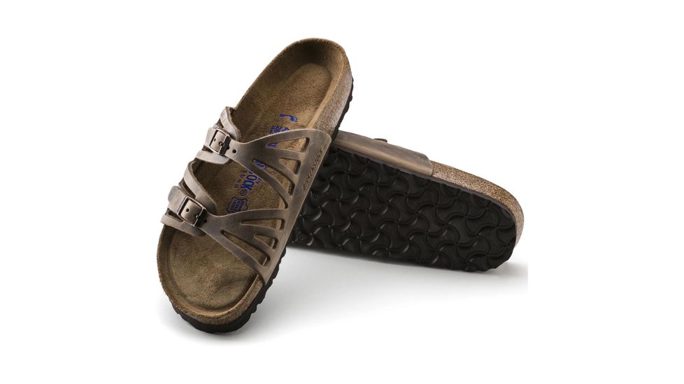 Birkenstock Granada Oiled Leather Soft Footbed - Women's, Tobacco, 36 9288-3-36