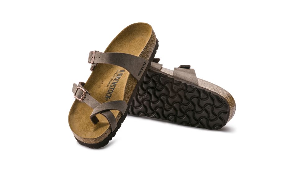 Birkenstock Mayari Birkibuc Sandal - Womens-Mocha-Medium-41