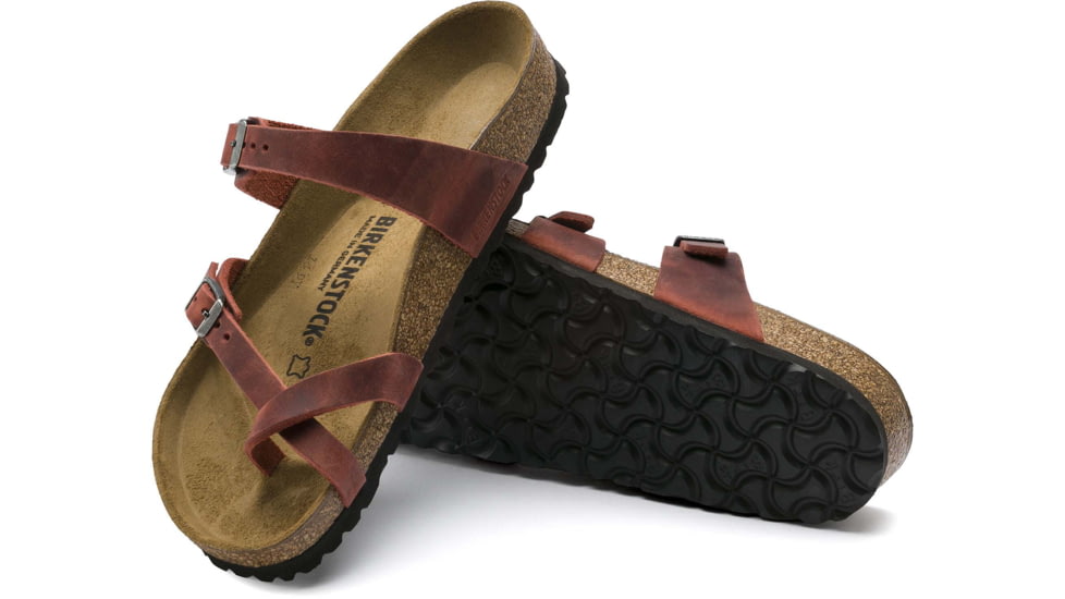 Birkenstock Mayari Oiled Leather Sandals - Womens, Earth, 41, 1015548-R-41